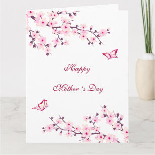 Carte Floral Cherry Blossoms Happy Mother´s Day