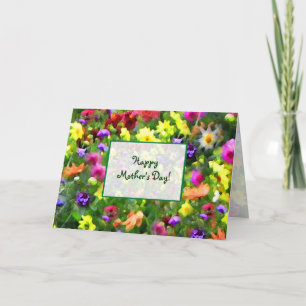 Carte Floral Impressions Mothers Day