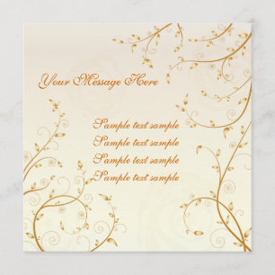Carte Floral Invitation 03