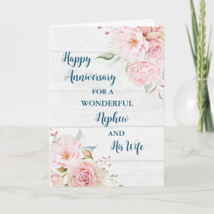 Carte Floral Nephew et son anniversaire de femme