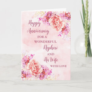 Carte Floral Nephew et son anniversaire de femme