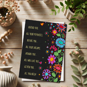 Carte Floral Noir Tout Ce Dont Vous Avez Besoin Félicats