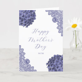 Carte Floral Purple Photo Bonne Fête des Mères