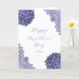 Carte Floral Purple Photo Bonne Fête des Mères