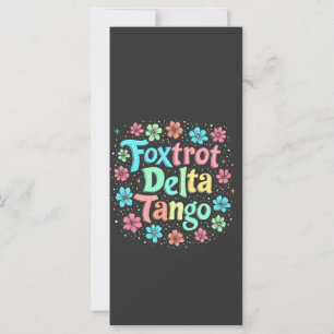 Carte Floral Subtle Anti Trump 8647 Anti Maga