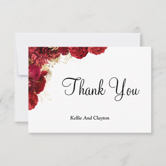 Carte Floral Violet Et Or (Devant)