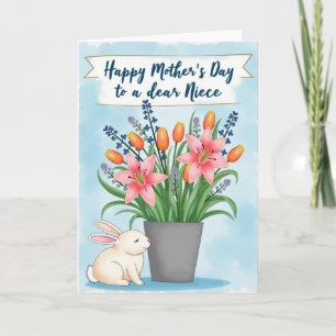 Carte Florale des Fleurs Printanières