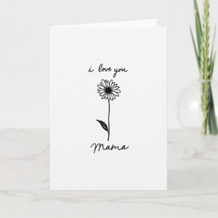 Carte Florale Maman Je T'Aime