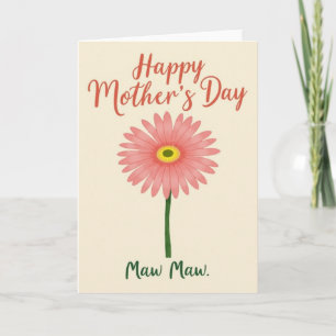 Carte florale Meilleurs Vœux rayée