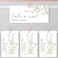 Carte Florale moderne Fleur sauvage en-tête de tab