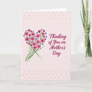 Carte florale pour femme qui pense à vous