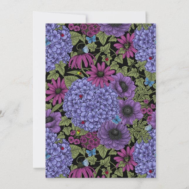 Carte Floraux de jardin gras (Devant)