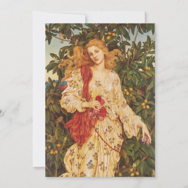 Carte Flore | Evelyn De Morgan (Devant)