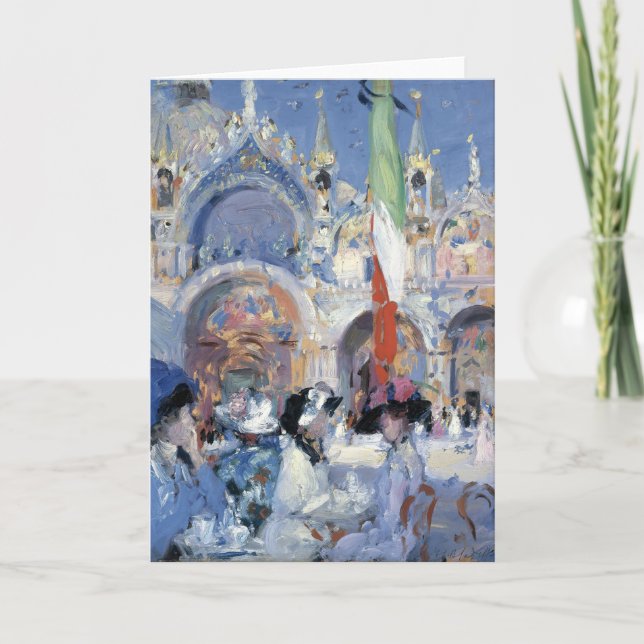 Carte Florian's Café, Venise | Francis Cadell (Devant)