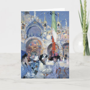 Carte Florian's Café, Venise   Francis Cadell