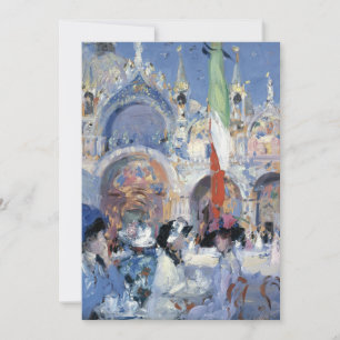 Carte Florian's Café, Venise Francis Cadell
