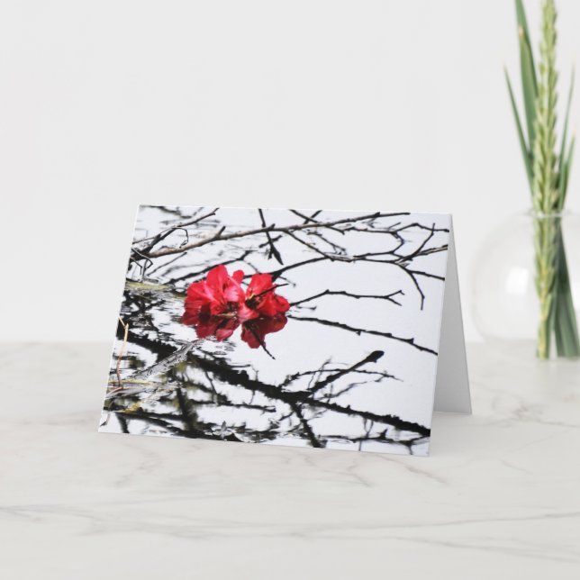 Carte flottant rouge (Devant)