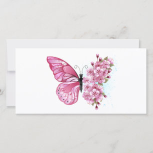 Carte Flower Butterfly