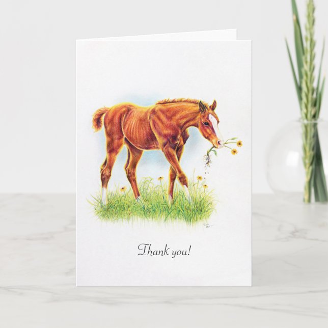 Carte "Flower Girl" Filly personnalisable (Devant)