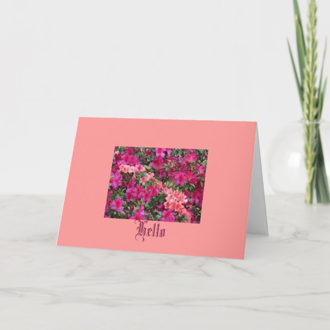 Carte Flower power (Devant)