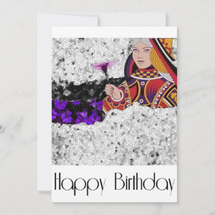 Carte Flower Queen HAPPY BANTHDAY