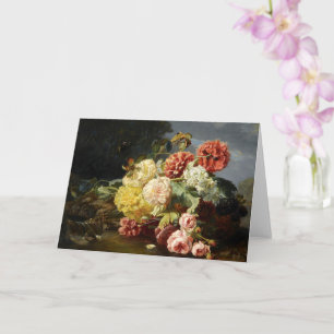 Carte Flower still life, Jean Robie