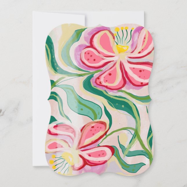 Carte flowers (Devant)