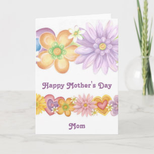 Carte Flowers of Passion, Happy Mother's Day Mom