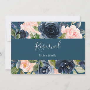 Carte Flush et Navy Flowers   Symbole bleu réservé