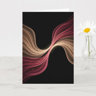 Carte Flux Éternel d'Amour — Art Romantique Abstrait