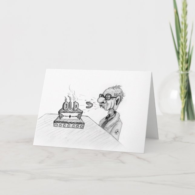 Carte Flying Teeth Birthday Card (Devant)