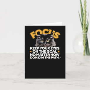 Carte Focus Gardez Les Yeux Sur L'Objectif Non Comment D