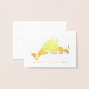 Carte Foil du vignoble Marthas détaillé   MARIAGE