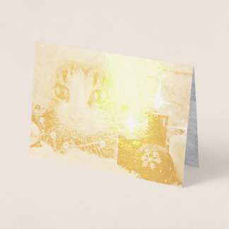 Carte Foil Noël n°1 du Boo