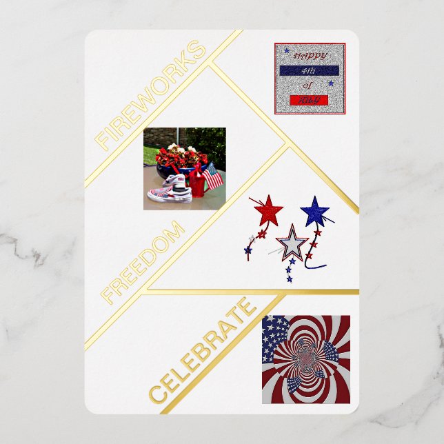 Carte Foil plat "Fabulous Quatrième Wives" (Recto)