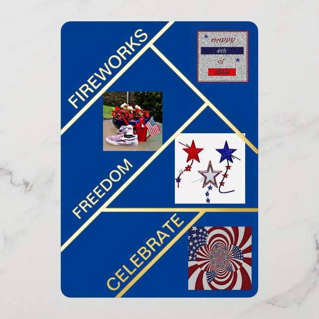 Carte Foil plat "Fabulous Quatrième Wives" (Recto)