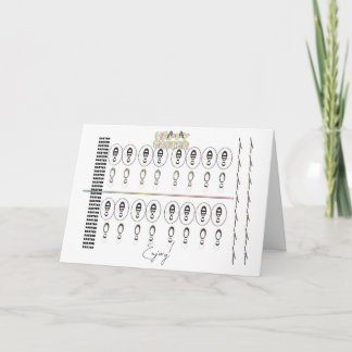 Carte Folded Easter Greeting Card