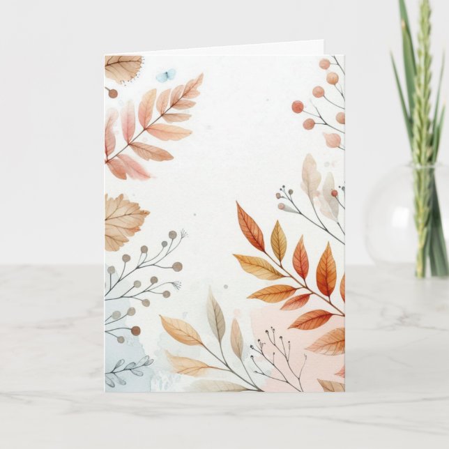 Carte Folded Greeting Card (Devant)