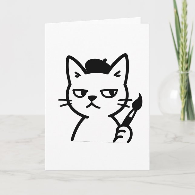 Carte Folded Greeting Card (Devant)