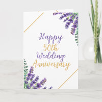 Foliage aquarelle 50e anniversaire de Mariage