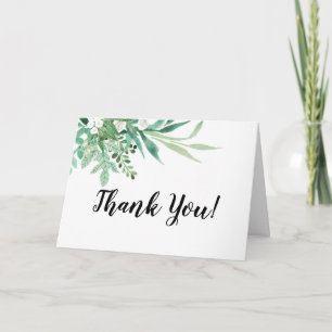 Carte Foliage frais Mariage personnalisé Merci photo