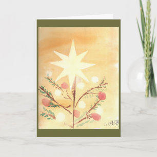 Carte Folkart Christmas Star
