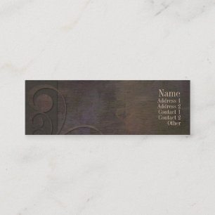 Carte foncée de contact de courbes exécutives