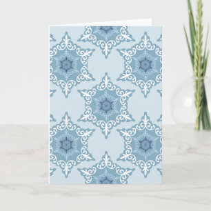 Carte Fond à motif de flocon de neige niais textures