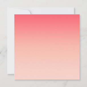 Carte Fond dégradé rose et pêche