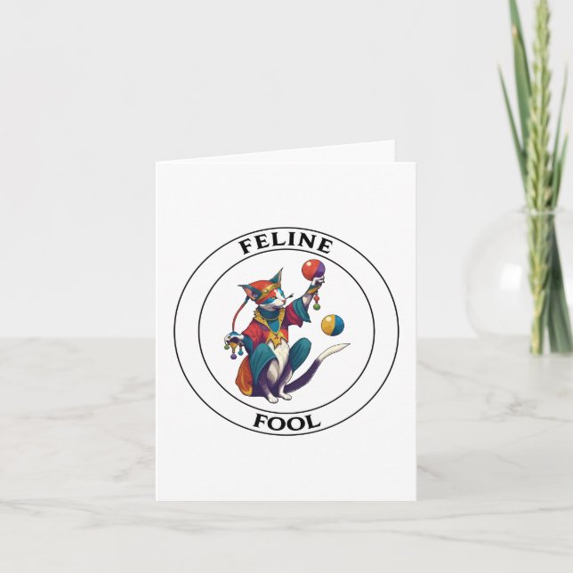 Carte Foolishisme Feline - Un Avril Fools Design (Devant)