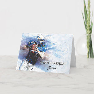Carte Football Américain NFL Joyeux Anniversaire Personn