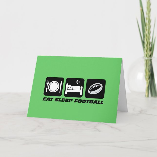 Carte Football amusant (Devant)
