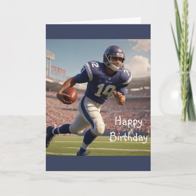 Carte Football Anniversaire (Devant)