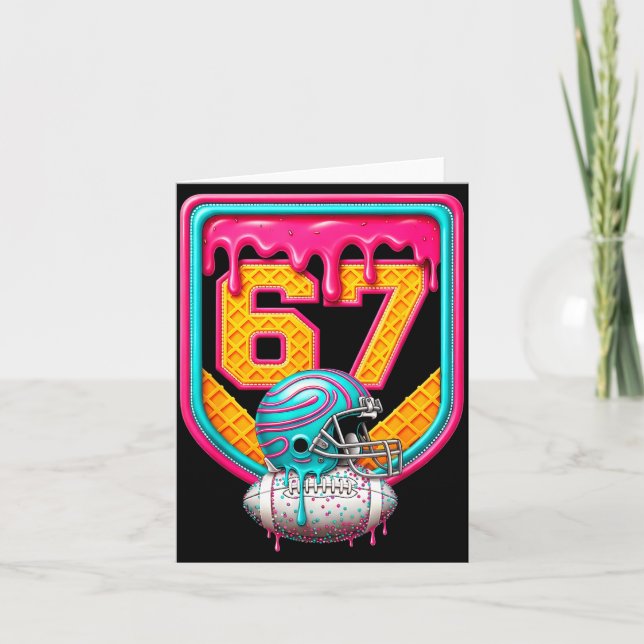 Carte Football Drip Number 67 Football Player  (Devant)